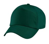 Beechfield - Casquette de Baseball 100% Coton - Adulte Unisexe (Taille Unique) (Vert Bouteille)