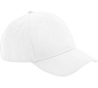 Beechfield - Casquette de Baseball 5 Segments pour Homme/Femme Unie BC5062 (Taille Unique) (Blanc)