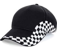 Beechfield - Casquette de baseball "Grand Prix" pour hommes/femmes unie PC4881 (Taille unique) (Noir)