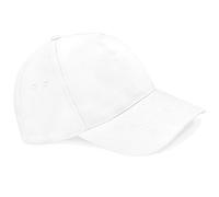 Beechfield - Casquette de Baseball - Homme taille unique - Blanc - Blanc - Taille unique