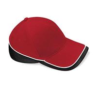 Beechfield - Casquette de Baseball - Homme taille unique - Rouge - Rouge/noir - Taille unique