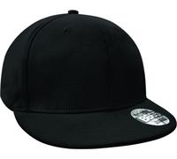 Beechfield - Casquette de baseball "Pro-Stretch" Visière plate pour homme/femme Unie PC7086 (Taille unique) (Noir)