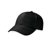 Beechfield - Casquette de baseball PRO-STYLE - Adulte (Taille unique) (Noir)
