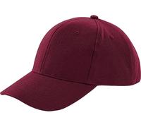 Beechfield - Casquette de baseball "Pro-Style" pour hommes/femmes unie BC5096 (Taille unique) (Bourgogne)