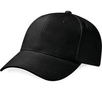 Beechfield - Casquette de baseball "Pro-Style" pour hommes/femmes unie BC5096 (Taille unique) (Noir)