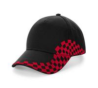 Beechfield Casquette De Baseball Strapback Twill Coton RED BLACK BLUE WHITE