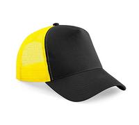 Beechfield - Casquette - Homme (Taille Unique) (Noir/Jaune)
