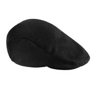 Beechfield - Casquette Plate Vintage - Unisexe (S/M) (Noir)