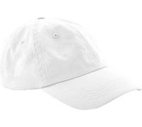 Beechfield - Casquette profil bas PC7162 (taille unique) (Blanc)