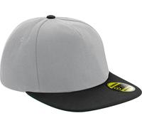 Beechfield - Casquette Snapback "Original" visière plate pour homme/femme unie BC5265 (Taille unique) (Gris/Noir)