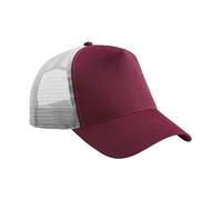 Beechfield - Casquette Trucker - Adulte (Taille Unique) (Bordeaux/Gris Clair)