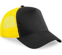 Beechfield - Casquette Trucker Snapback pour homme/femme unie PC5762 (Taille unique) (Noir/Jaune)