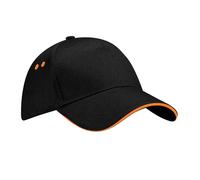 Beechfield - Casquette Ultimate - Adulte (Taille Unique) (Noir/Orange)