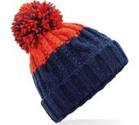 Beechfield - Casquette unie homme/femme Apres BC4708 (Taille unique) (Bleu marine/rouge feu)