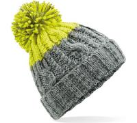 Beechfield - Casquette unie homme/femme Apres BC4708 (Taille unique) (Gris clair/Jaune citron)