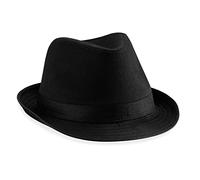 Beechfield Chapeau Borsalino Noir Noir L