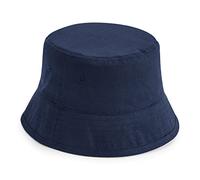 Beechfield Chapeau cloche en coton biologique B90N, bleu marine, XS-XL