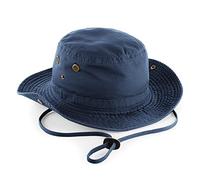 Beechfield - Chapeau Protection IPS 50 100% Coton - Unisexe (Taille Unique) (Bleu Marine)