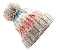 Beechfield Corkscrew - Bonnet à pompon - Adulte unisexe (Taille unique) (Blanc/corail) - UTRW5192 Blanc/corail G