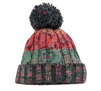 Beechfield Corkscrew - Bonnet à Pompon - Adulte Unisexe (Taille Unique) (Pastèque/Anthracite)