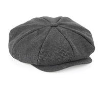 BEECHFIELD Héritage Baker Garçon Peaky Blinders en Épi Tissé Mode Casquette Mens