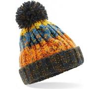Beechfield Junior Bonnet à pompon en liège PC3363 (Taille unique) (Bleu)