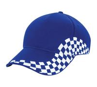 Beechfield - Lot de 2 Casquettes à Carreaux - Adulte (Taille Unique) (Bleu Roi Vif)
