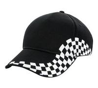 Beechfield - Lot de 2 casquettes à carreaux - Adulte (Taille unique) (Noir) - UTRW6755 Noir G