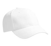 Beechfield - Lot de 2 casquettes de baseball 100% coton - Adulte (Taille unique) (Blanc) - UTRW6719 Blanc G