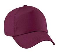 Beechfield - Lot de 2 casquettes de baseball - Adulte (Taille unique) (Bordeaux) - UTRW6698 Bordeaux G
