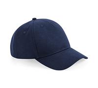 Beechfield Casquette B62N en coton biologique 5 panneaux, bleu marine, Taille Unique