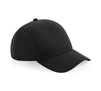 Beechfield Casquette B62N en coton biologique 5 panneaux, Noir , Taille Unique