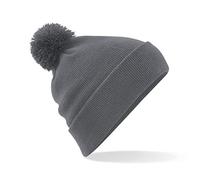 Beechfield Original Pom Beanie Bonnet, Gris Graphite, Taille Unique Mixte