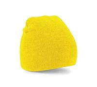 Beechfield Original Pull-on Beanie Bonnet, Jaune, Taille Unique Mixte