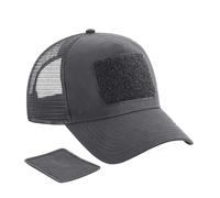 Beechfield Patch Casquette Baseball Snapback Trucker Noire One Size