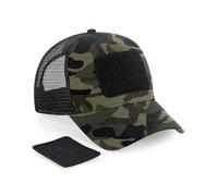 Beechfield Patch Snapback Casquette Trucker Maille Coton Unisexe