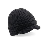 Beechfield Peaked Beanie Bonnet Unisexe pour Adulte