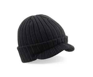 Beechfield Peaked Beanie Bonnet Unisexe pour Adulte