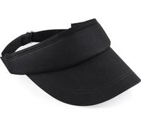 Beechfield Sport Visor / casquette unie (2 pièces/paquet) RW6706 (Taille unique) (Noir)