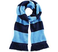 Beechfield Stadium Scarf, Echarpe Mixte, Multicolore (French Navy/Sky Blue 00), Taille unique