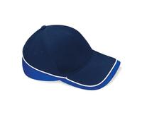 Beechfield Teamwear Competition Casquette de compétition Bleu marine/bleu roi/blanc Taille O/S, Bleu marine/bleu roi/blanc, taille unique