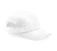 Beechfield Casquette technique de course B188, blanc, Taille Unique