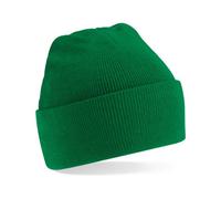 Beechfield Turn-up Beanie Casquette de Baseball, Vert (Kelly Green), Taille Unique Homme