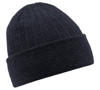 Beechfield Unisexe B447. DGP Thinsulate Bonnet, Noir, Taille Unique