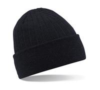 Beechfield Unisexe B447. DGP Thinsulate Bonnet, Noir, Taille Unique