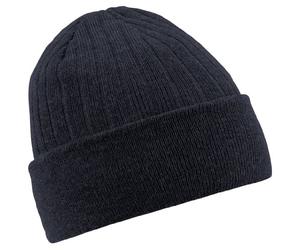 Beechfield Unisexe B447. DGP Thinsulate Bonnet, Noir, Taille Unique