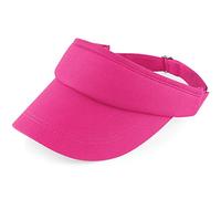 Beechfield - Visière 100% Coton - Adulte Unisexe (Taille Unique) (Fuchsia)