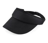 Beechfield - Visière 100% coton - Adulte unisexe (Taille unique) (Noir) - UTRW207 Noir G