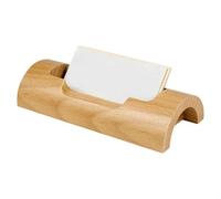 Beechwood Business Card Box Holds Multiple Cards Gift For Partner Display Hold Beechwood Box