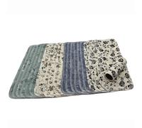 BEECO GIF2U Lot de 24 rouleaux de papier toilette réutilisables, lavables, absorbants, sans déchirure, en coton, zéro déchet, fournitures de nettoyage pour salle de bain (4 couleurs de fleur)